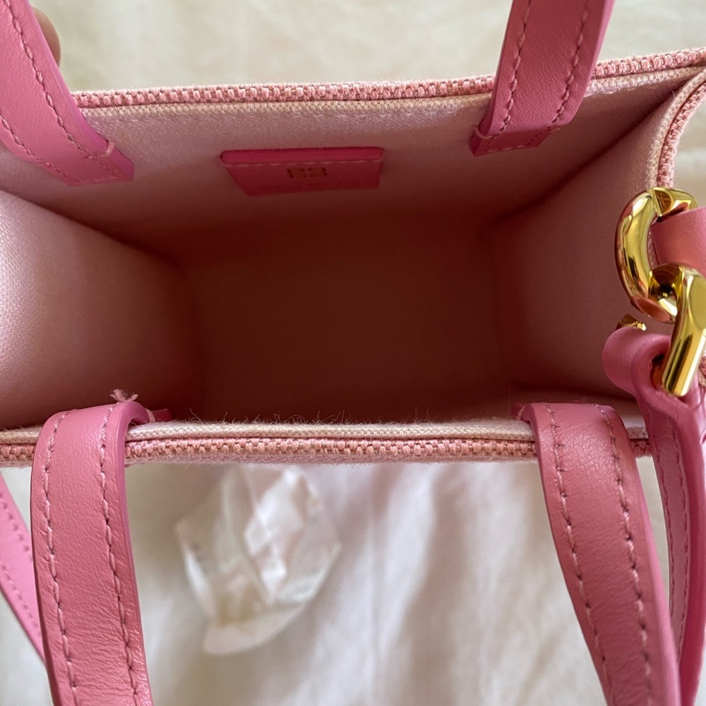 ✨Authentic Givenchy Mini Canvas Tote in Pink✨ - Picture 8 of 16